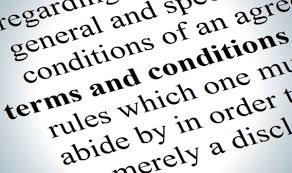 advice on business terms and conditions
