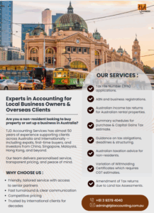 TJD Accounting Services English Brochure